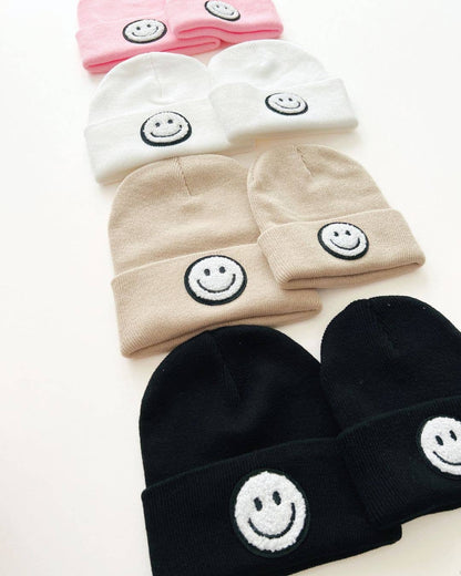 Smiley Baby Kids Beanie | Beige