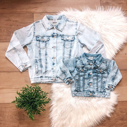 Acid Washed Denim Jacket