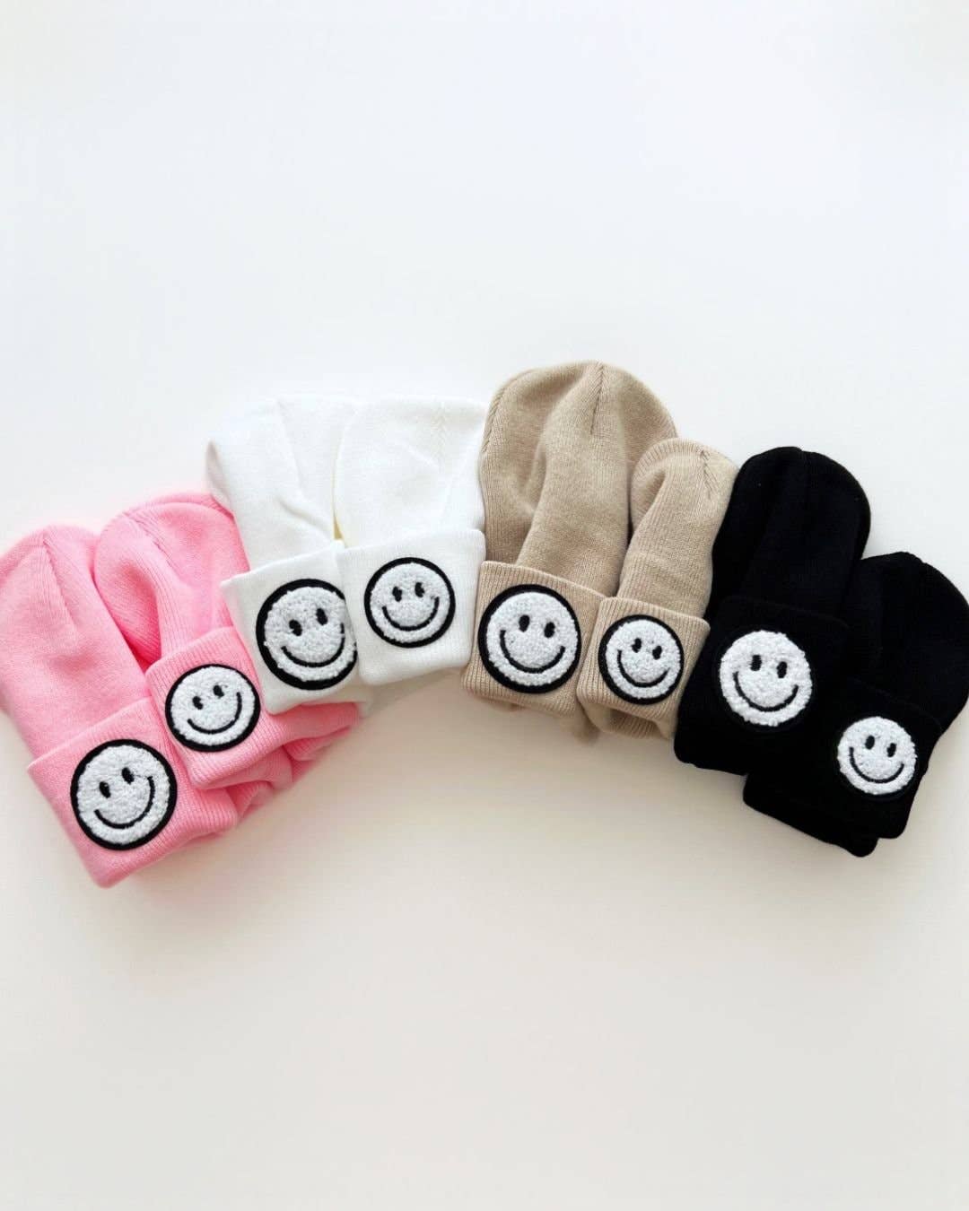 Smiley Baby Kids Beanie | Black